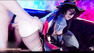 Mona Farms Mora to Pay Debts! A hot Genshin Impact scene