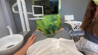 Beautiful girl has sex with her dentist in POV style
