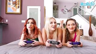 My step sister took my PS5 and got fucked by her friends