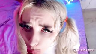 A man fucked his step sister with a big cock in her mouth