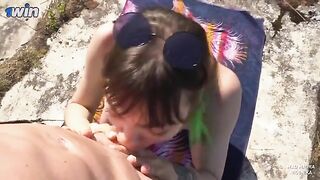 Nudist had to fuck the guard of the fort to leave