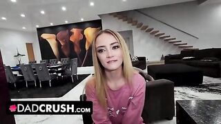 Two step-daughters compete with each other to get intimate with their step-dad in a taboo encounter