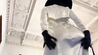 Gorgeous cosplay of Lady Dimitrescu from Resident Evil Village getting fucked hard