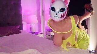 Inviting anime girl home ended up in a mess!