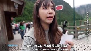 Hot babe from Germany with big boobs gets fucked hard in a vlog