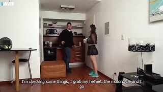 Aglaia Spicy delivers her ass at the home of her best friend in this spicy scene