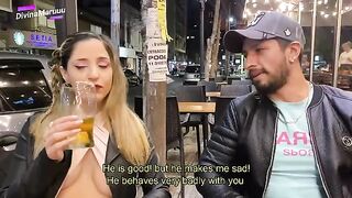 I cheat on my boyfriend with a stranger in our anniversary, hard rough sex