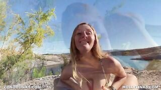 Epic hiking adventure with a big booty slut on Horny Hiking