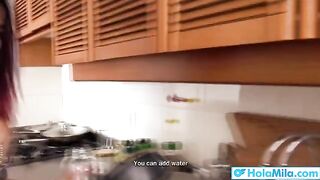 Latina big tits stepmom Mila Garcia gets fucked hard