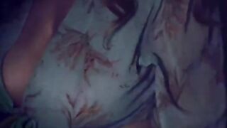 Night sex with my wife in 4K, her big tits are amazing!