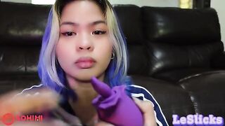 Tina Slick's solo masturbation with Sohimi Rose Vibrator got her wet
