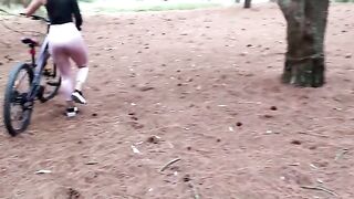 A pair enjoy themselves outdoors with no limits