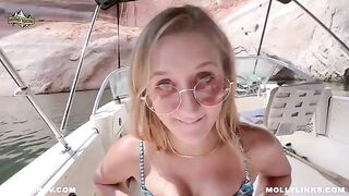 Molly Pills and her partner are horny hikers who love to fuck outdoors