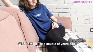 An ex-girlfriend is shaking with desire and comes to her old boyfriend