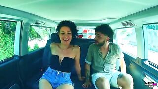 Two couples enjoy sex in their Italian camper
