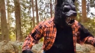 After the date, the girl was turned into a wolf and fucked hard in her wet pussy