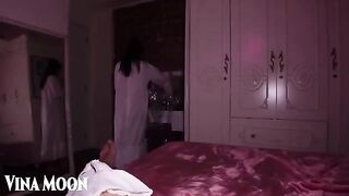 A husband seduced my sister, changing clothes voyeurously