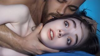 Shy teenage girl experiences intense passion with her daddy in a steamy encounter