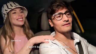 Dani Ortiz destroys cock of fake taxi driver