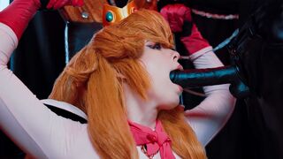Bowser fucked Princess Peach hard in this intense xcross scene