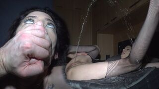 She reached orgasm so intensely, she almost hit the ceiling with delight