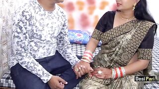 Desi Pari seduced her stepbrother on Rakhi festival