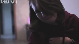 A girl sucks her classmate's dick to get good marks