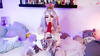 Finally, Mario fucked Boosette in her tight cosplay pussy - HD
