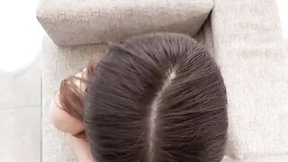 The most viewed close-up handjob and blowjob video with a stunning Asian star