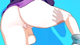 Hot Maki Zenin action in Jujutsu Kaisen animated hentai