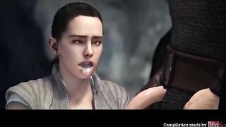 Star Wars Compilation with Rey in the Kinkiest Way