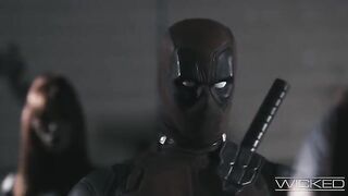 Deadpool, Yelena, and Taskmaster fuck Black Widow in a hardcore foursome