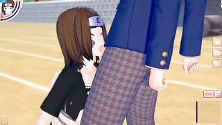 Big tits Naruto Rin Nohara gets her pussy filled with cock in this hot 3DCG video