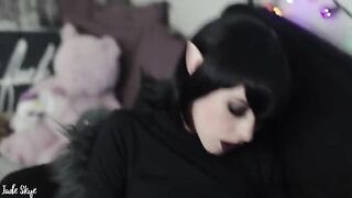 Mavis makes her BJ debut with fangs, showcasing her unique style