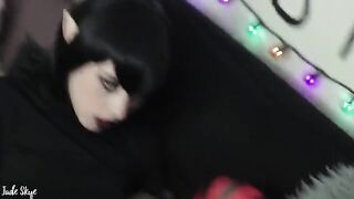 Mavis makes her BJ debut with fangs, showcasing her unique style