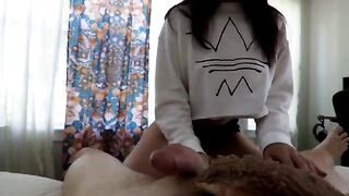 The best morning start with reverse cowgirl sex