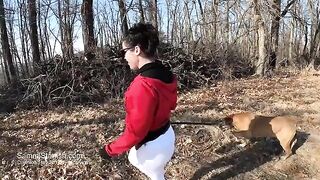 A big ass woman is practicing yoga in transparent pants, showcasing her wild side