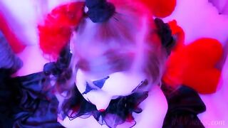 A kinky clown gets his cock sucked and facial by a redhead BJ slut