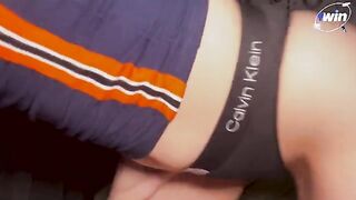 A cute stepsister woke me up with blowjob and had sex