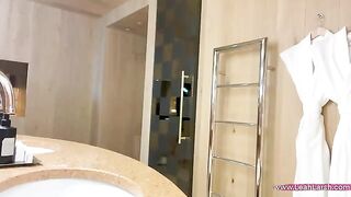 Redhead Leah Meow gets pounded in hotel room