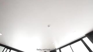 Dirty talk and phone sex with a hot babe ends with fucking