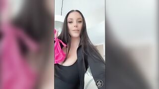 Busty brunette gets fucked by a cheating hotel guest in POV style
