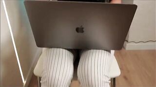 A man fucked his stepmom, who’s as hot as a secretary, in this steamy scene