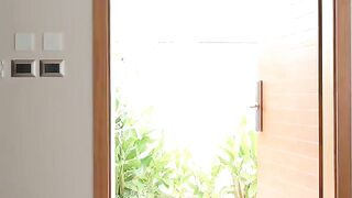 The sweetest foxes are training in a sensual way on villa