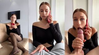 My boyfriend forced me to cheat, I talked dirty on the phone