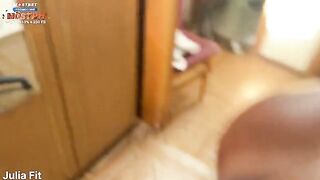 Homemade anal with finger or cock, featuring Julia Fit