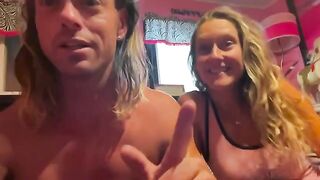Bicycling with no bra and tight shorts at Michigan Summer