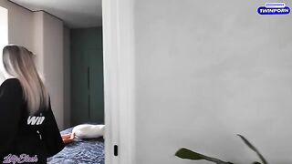 Handyman gets fucked by hot lonely MILF in satin attire