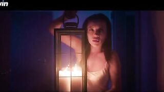 Hot Russian MILF is fucked by a dominant partner on Halloween night in a steamy role-play scene