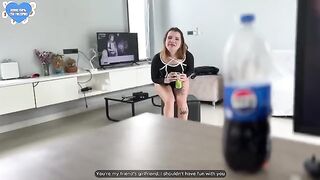 A friend's girl is sweet but a real slut, they say
